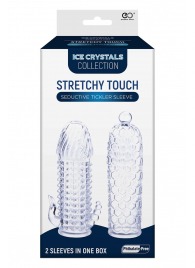 Набор из 2 прозрачных насадок на член Seductive Tickler Sleeves Set - NMC - в Кирове купить с доставкой