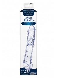 Прозрачная насадка-удлинитель Length Enhancer с подхватом - 22,3 см. - NMC - в Кирове купить с доставкой