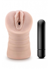 Телесный мастурбатор-вагина Ayumi с вибрацией - Blush Novelties - в Кирове купить с доставкой