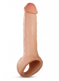 Телесная насадка-удлинитель Thrive 8.75 Inch Realistic Penis Extender Sleeve - 22,2 см. - Blush Novelties - в Кирове купить с доставкой