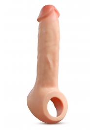 Телесная насадка-удлинитель Thrive 8.75 Inch Realistic Penis Extender Sleeve - 22,2 см. - Blush Novelties - в Кирове купить с доставкой