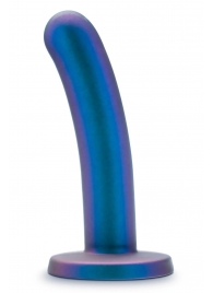 Синяя насадка с гладкой поверхностью Surrender 5.75 Inch Intermediate Pegging Dildo - 14,6 см. - Blush Novelties - купить с доставкой в Кирове