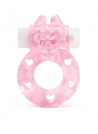 Розовое эрекционное виброкольцо в форме зайчика - 1137 - в Кирове купить с доставкой