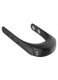 Черное эрекционное виброкольцо на ремешках - Boys of Toys - в Кирове купить с доставкой