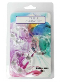 Набор из 3 эрекционных прозрачных колец - Boys of Toys - в Кирове купить с доставкой
