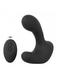 Черная анальная вибропробка с функцией расширения RC Butt Plug with 3 functions - Orion - в Кирове купить с доставкой