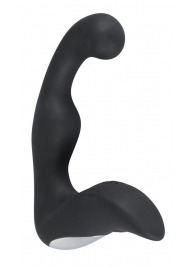 Черный перезаряжаемый стимулятор простаты с вибрацией - 14,6 см. - Orion - в Кирове купить с доставкой
