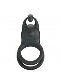 Черное перезаряжаемое виброкольцо Goodwin - Baile - в Кирове купить с доставкой