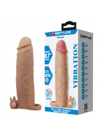 Телесная насадка на пенис Xerxes - 22 см. - Baile - в Кирове купить с доставкой