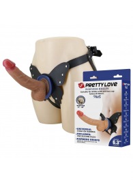 Поясной страпон Wells: трусики в форме бабочки и фаллоимитатор-насадка - Baile - купить с доставкой в Кирове