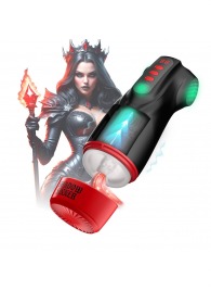 Интерактивный мастурбатор Raven с вакуумом, вибрацией и подсветкой - Shots Media BV - в Кирове купить с доставкой