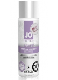 Лубрикант на водной основе для женщин JO AGAPE LUBRICANT ORIGINAL - 60 мл. - System JO - купить с доставкой в Кирове