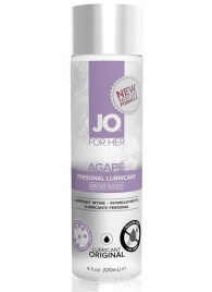 Женский лубрикант на водной основе JO AGAPE LUBRICANT ORIGINAL - 120 мл. - System JO - купить с доставкой в Кирове
