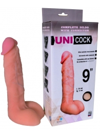 Фаллическая насадка Харнесс UNICOCK 9  - 24 см. - LOVETOY (А-Полимер) - купить с доставкой в Кирове