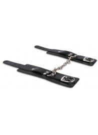 Манжеты с ремешками и карабинами для сцепки - Пикантные штучки - купить с доставкой в Кирове