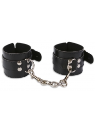 Манжеты с ремешками и карабинами для сцепки - Пикантные штучки - купить с доставкой в Кирове