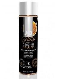 Лубрикант с ароматом крем-брюле JO GELATO CREME BRULEE - 120 мл. - System JO - купить с доставкой в Кирове