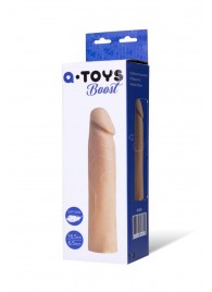 Реалистичная насадка с ярко выраженной головкой - 16,5 см. - A-toys - в Кирове купить с доставкой