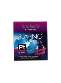 Стимулирующая насадка со спиралью из усиков Platino  Шторм - Sitabella - купить с доставкой в Кирове