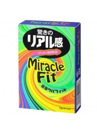 Презервативы Sagami Xtreme Miracle Fit - 5 шт. - Sagami - купить с доставкой в Кирове