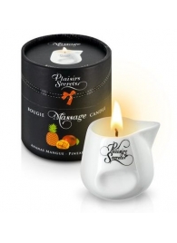 Массажная свеча с ароматом манго и ананаса Bougie de Massage Ananas Mangue - 80 мл. - Plaisir Secret - купить с доставкой в Кирове