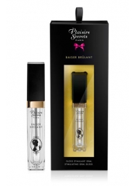 Стимулирующий блеск для губ Baiser Brulant Gloss Plaisirs Secrets - 7 мл. - Plaisir Secret - купить с доставкой в Кирове