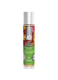 Смазка с ароматом тропических фруктов JO Flavored Tropical Passion - 30 мл. - System JO - купить с доставкой в Кирове