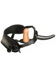 Женский страпон с вагинальной пробкой Woman Strap - 12 см. - LOVETOY (А-Полимер) - купить с доставкой в Кирове