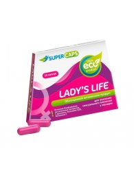 Возбуждающие капсулы Ladys Life - 14 капсул (0,35 гр.) - SuperCaps - купить с доставкой в Кирове