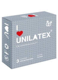 Презервативы с точками Unilatex Dotted - 3 шт. - Unilatex - купить с доставкой в Кирове