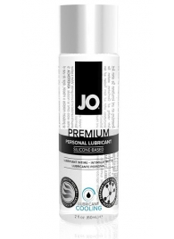 Охлаждающий лубрикант на силиконовой основе JO Personal Premium Lubricant Cooling - 60 мл. - System JO - купить с доставкой в Кирове
