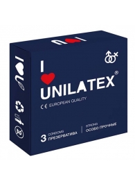 Ультрапрочные презервативы Unilatex Extra Strong - 3 шт. - Unilatex - купить с доставкой в Кирове