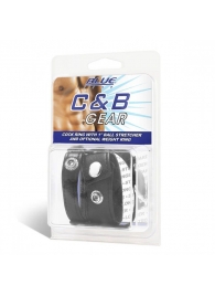 Утяжка для мошонки и пениса Cock Ring With 1  Ball Stretcher And Optional Weight Ring - BlueLine - купить с доставкой в Кирове
