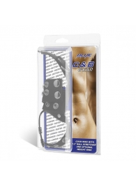 Утяжка на пенис и мошонку Cock Ring With 1.5  Ball Stretcher And Optional Weight Ring - BlueLine - купить с доставкой в Кирове