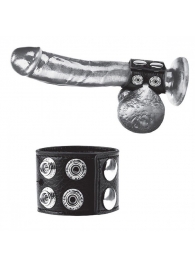 Ремень на член и мошонку 1.5  Cock Ring With Ball Strap - BlueLine - купить с доставкой в Кирове