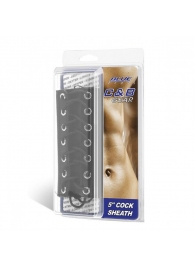 Сбруя на член на шнуровке 5  Cock Sheath - BlueLine - купить с доставкой в Кирове