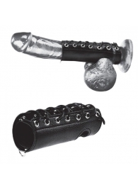 Сбруя на член на шнуровке 5  Cock Sheath - BlueLine - купить с доставкой в Кирове