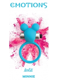Голубое эрекционное виброколечко Emotions Minnie Breeze - Lola Games - в Кирове купить с доставкой