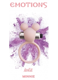 Розовое эрекционное виброколечко Emotions Minnie Light pink - Lola Games - в Кирове купить с доставкой
