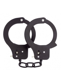 Чёрные наручники из листового металла BONDX METAL CUFFS BLACK - Dream Toys - купить с доставкой в Кирове