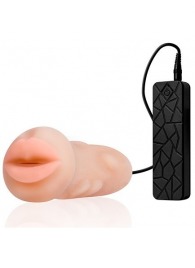 Мастурбатор-ротик с вибрацией REALSTUFF VIBRATING MASTURBATOR MOUTH - Dream Toys - в Кирове купить с доставкой