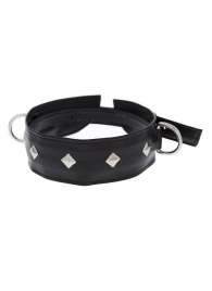 Полиуретановый ошейник с пуклями и D-кольцами Collar with Studs - Blush Novelties - купить с доставкой в Кирове