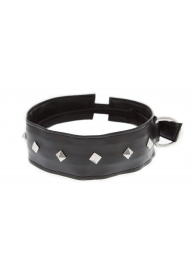 Полиуретановый ошейник с пуклями Collar with Studs - Blush Novelties - купить с доставкой в Кирове