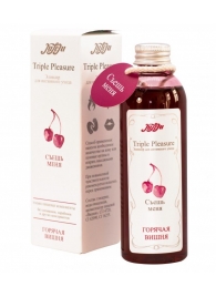 Эликсир Triple Pleasure  Горячая вишня  - 130 гр. - JULEJU - купить с доставкой в Кирове