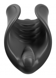 Чёрный мастурбатор Vibrating Silicone Stimulator с вибрацией - Pipedream - в Кирове купить с доставкой