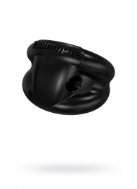 Чёрное эрекционное виброкольцо Strength - Bathmate - в Кирове купить с доставкой