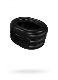 Чёрное эрекционное виброкольцо Stretch - Bathmate - в Кирове купить с доставкой