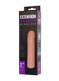 Насадка-удлинитель Extension sleeve телесного цвета - 18,5 см. - Sitabella - в Кирове купить с доставкой