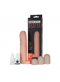 Насадка-удлинитель Extension sleeve с подхватом мошонки - 19 см. - Sitabella - в Кирове купить с доставкой