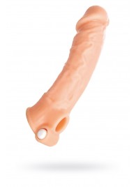 Удлиняющая насадка на пенис с вибрацией - 18,5 см. - ToyFa - в Кирове купить с доставкой